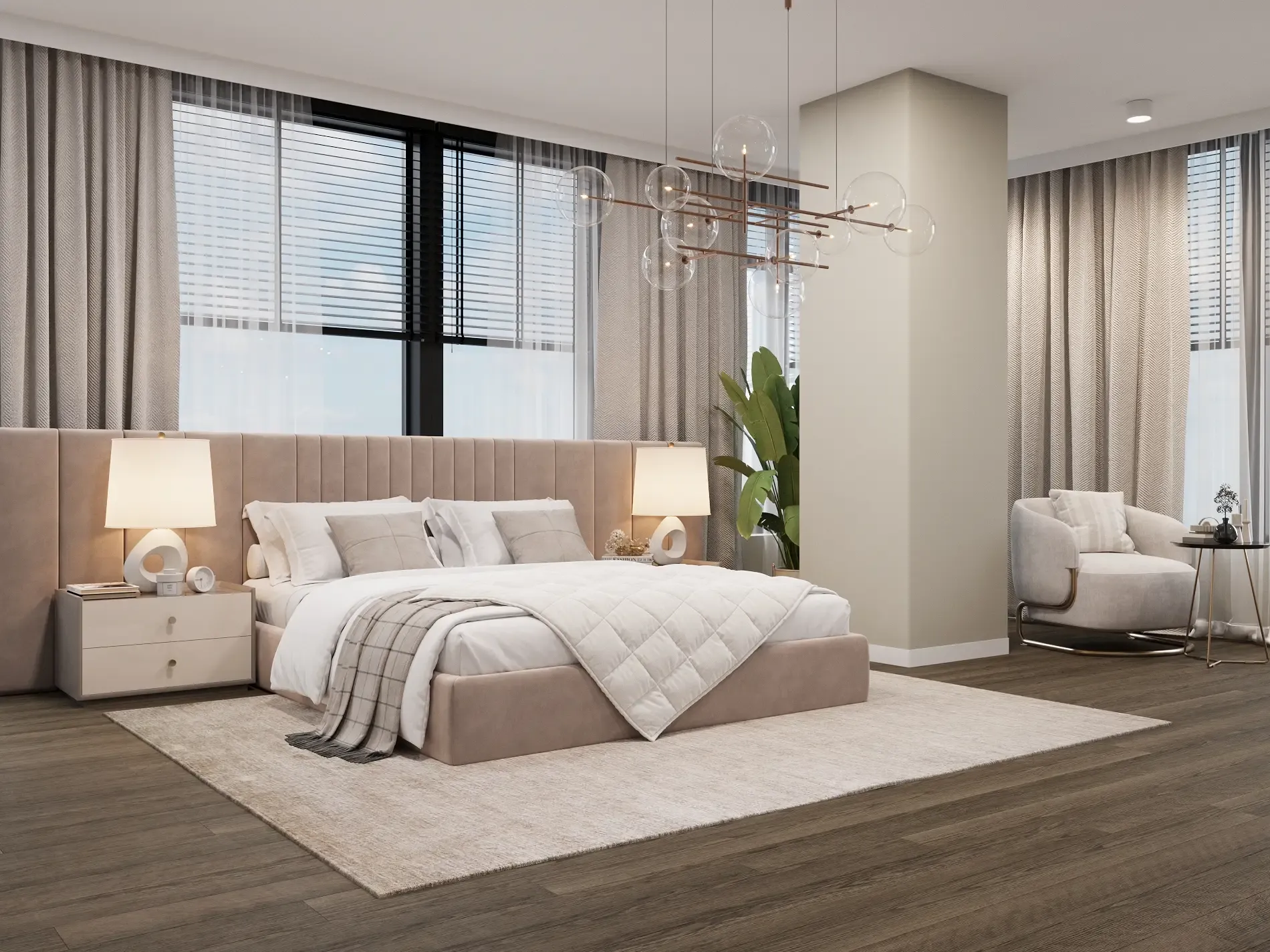 Apartament w stylu Mosiądz w inwestycji Flare od Archicom Collection