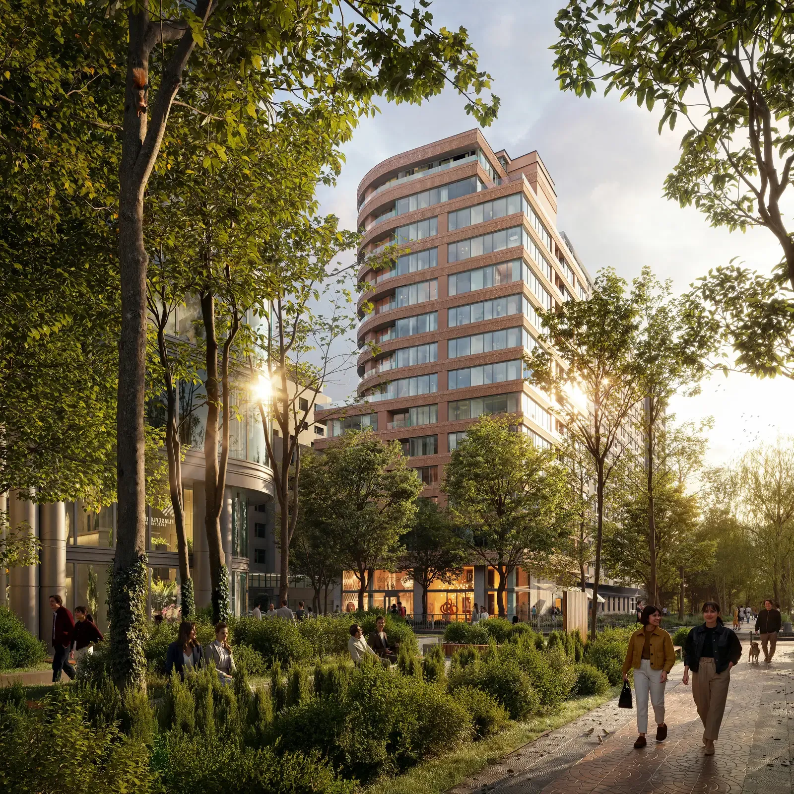 Wizualizacja, Apartamenty Flare, Grzybowska