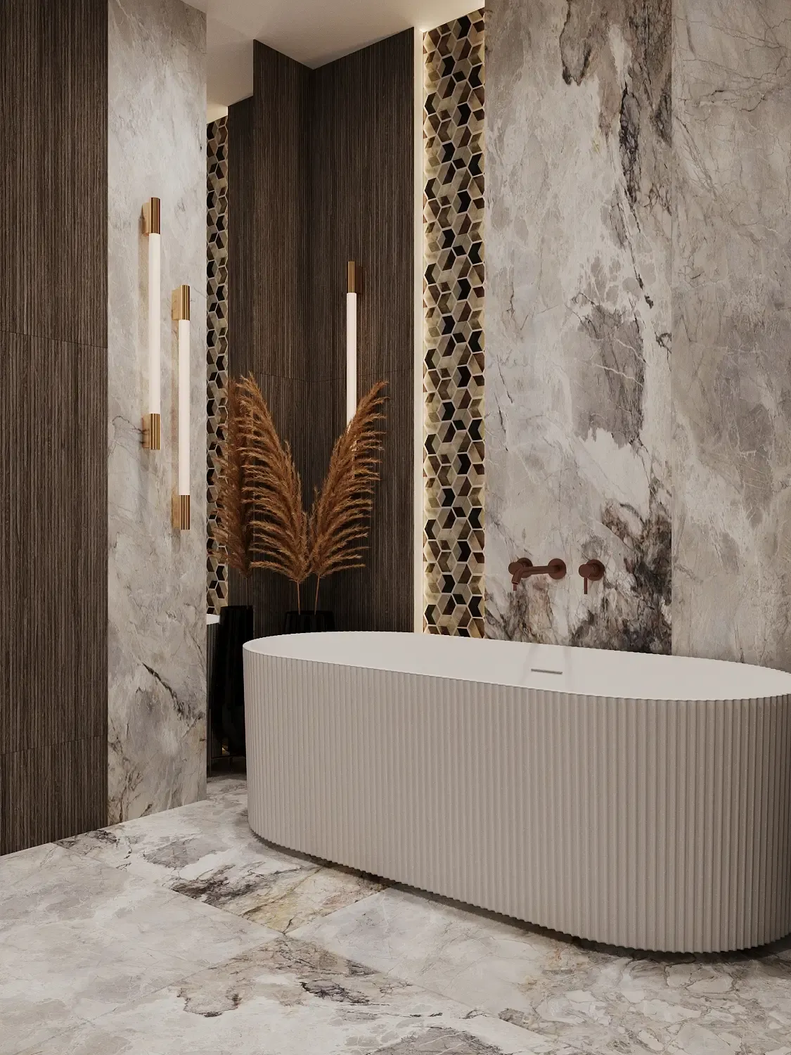 Apartament w stylu Mosiądz w inwestycji Flare od Archicom Collection