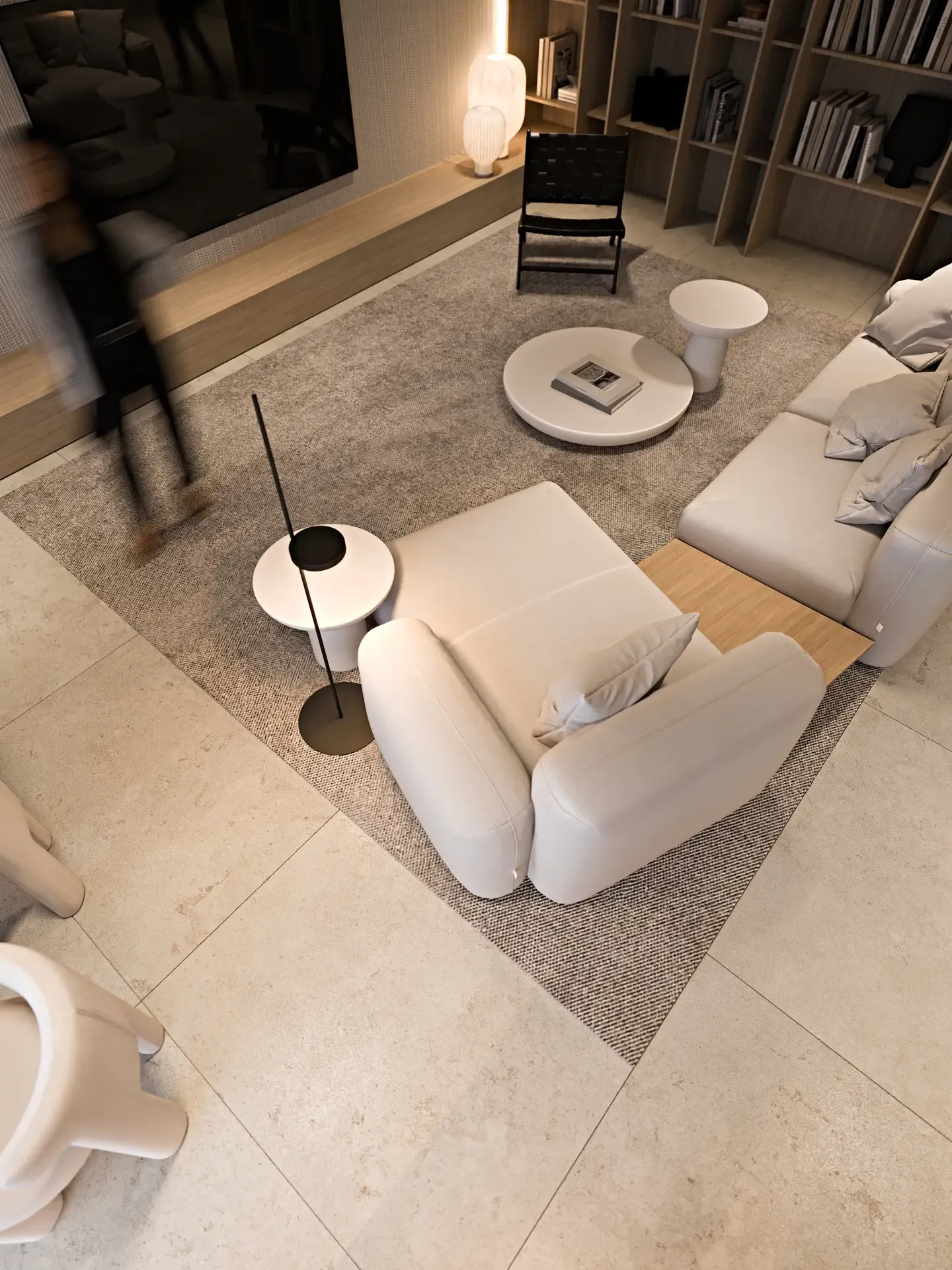 Wizualizacja wnętrza w inwestycji Flare, Warszawa