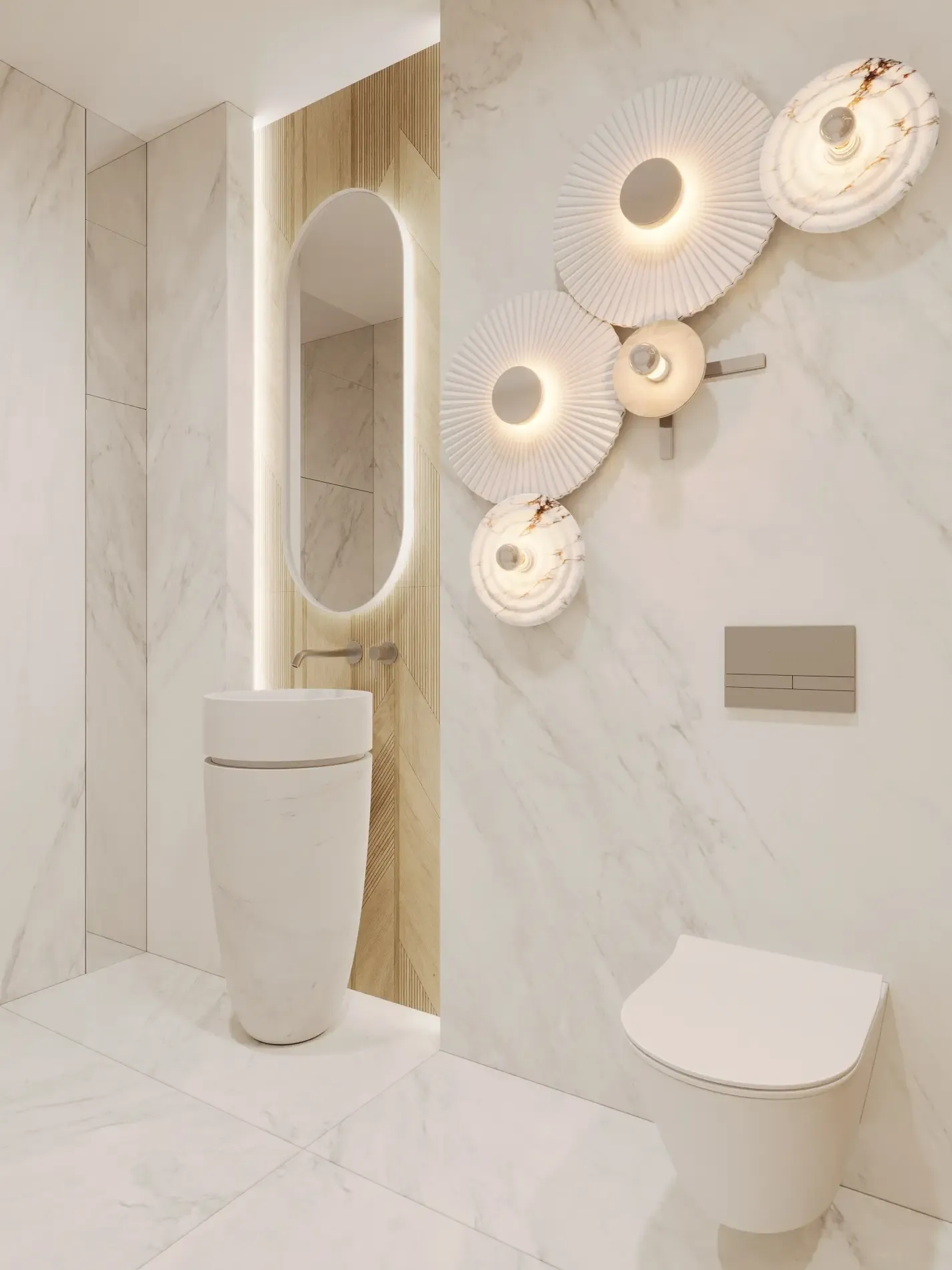 Wizualizacja mieszkania w stylu Chrome