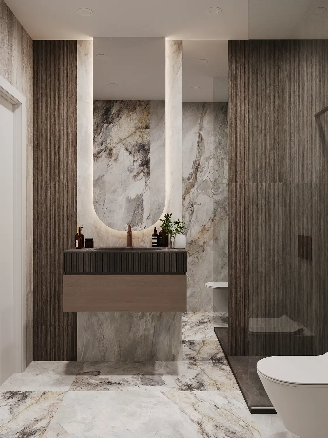 Apartament w stylu Mosiądz w inwestycji Flare od Archicom Collection